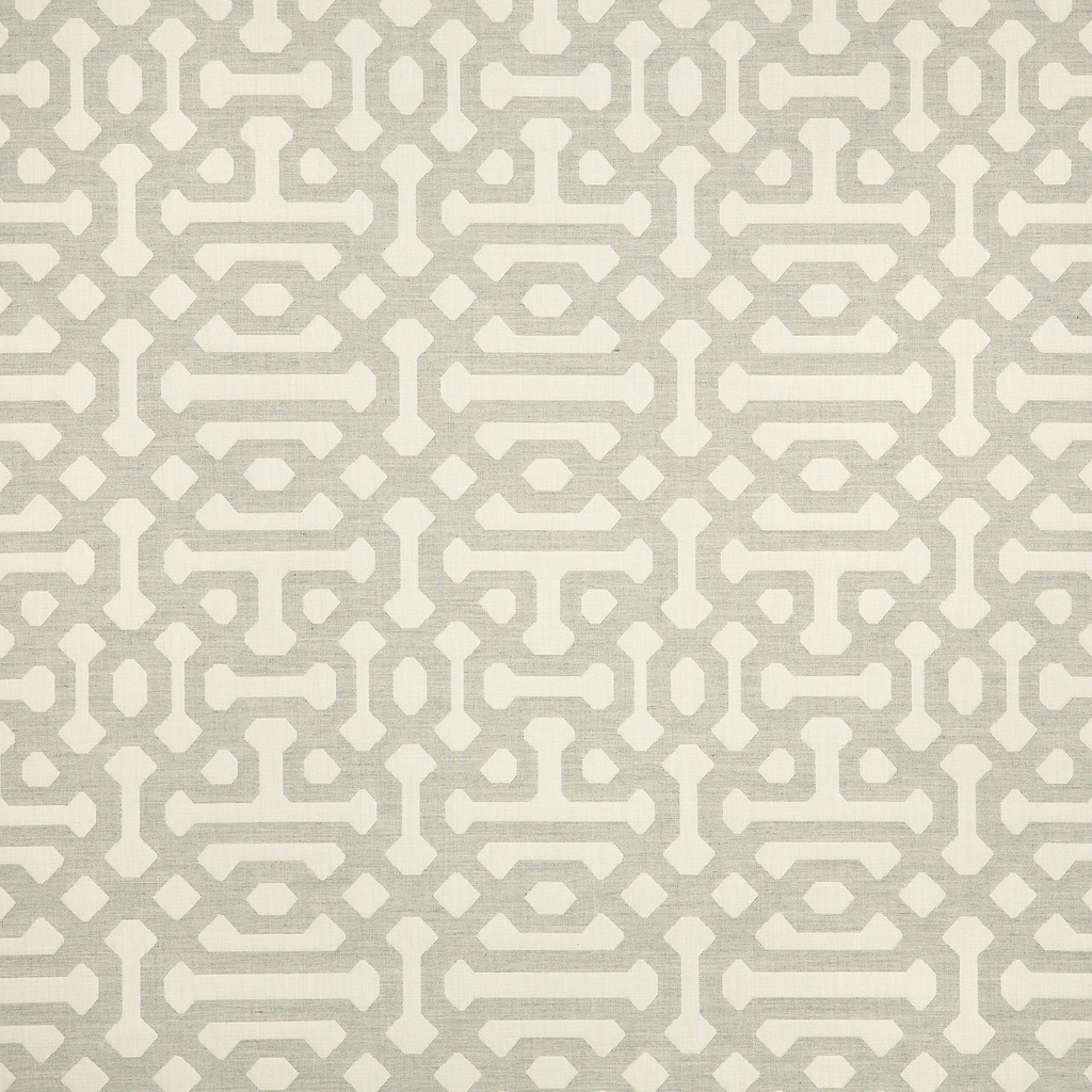 [743713] Sunbrella 54" 45991-0002 Fretwork Pewter