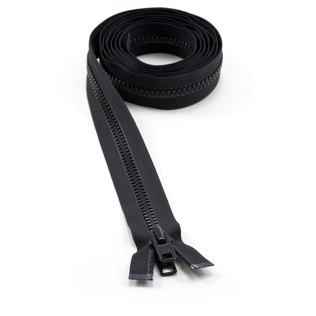 YKK® VISLON®  #10 Negro de 2.43 mts de largo