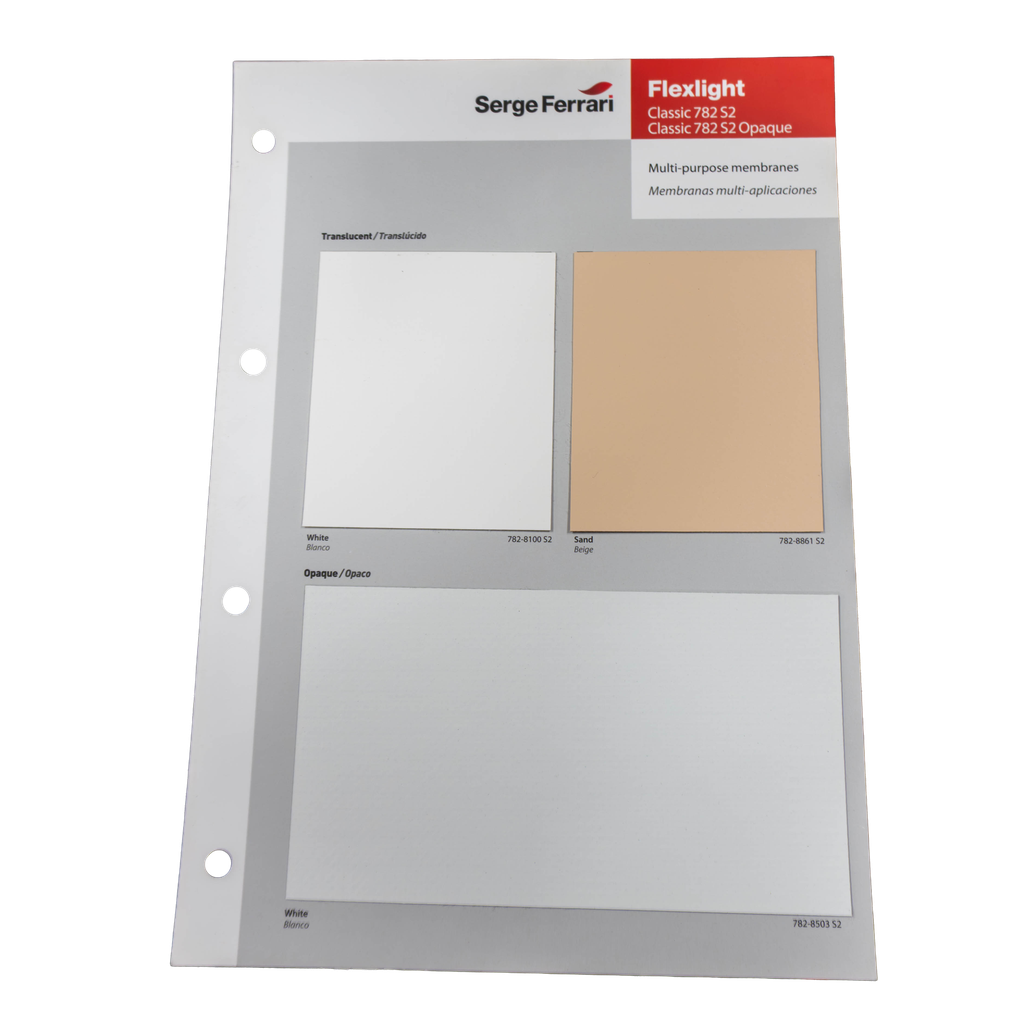 Serge Ferrari Card Flexlight Classic 782 S2/S2 Opaque